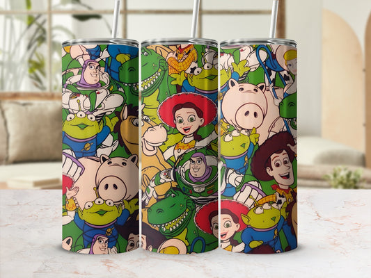 Colorful Toy Character Design Insulated Tumbler