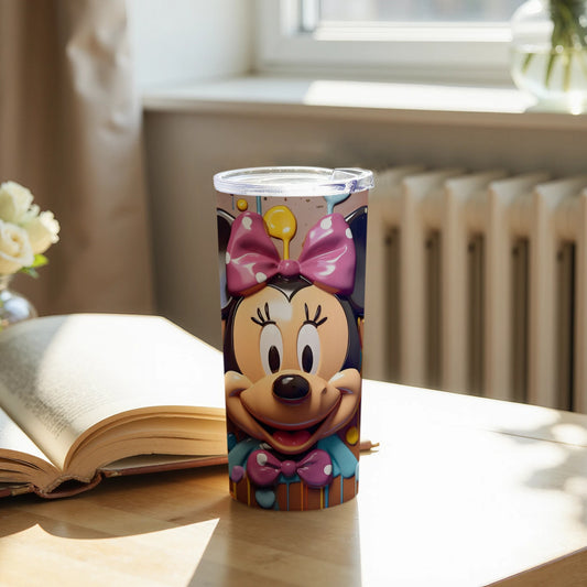 Cartoon Character Printed Travel Tumbler for Kids