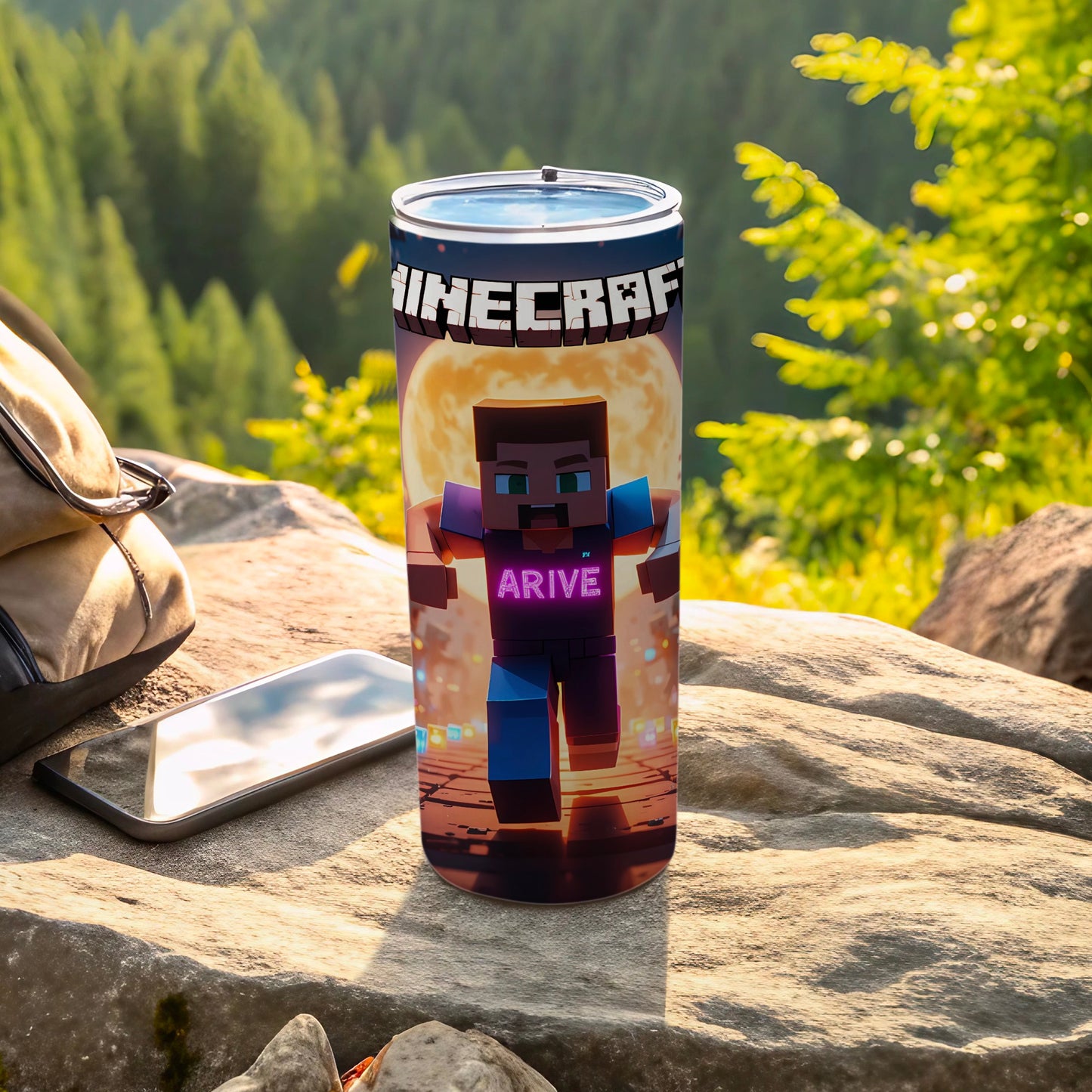 Minecraft Steve ARIVE Tumbler Stainless Steel Cup