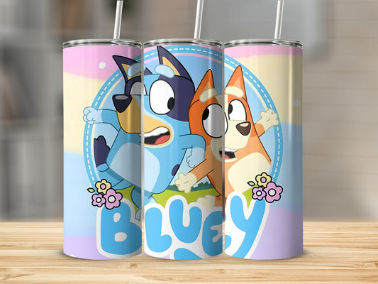 Bluey and Friends Colorful Tumbler Cup for Kids