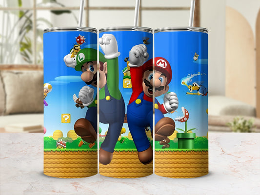 Colorful Animated Characters Spill-Proof Tumbler
