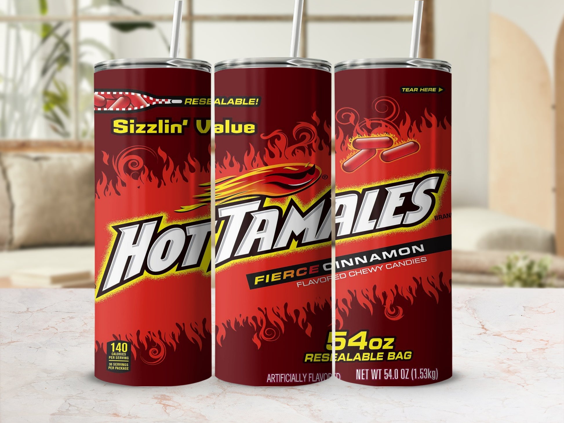 Hot Tamales Sizzlin Value Fierce Cinnamon 54oz Product Type