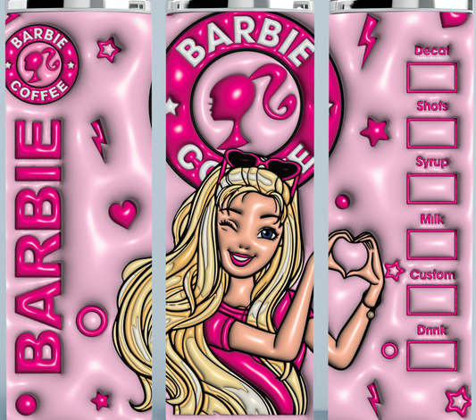 Barbie Coffee Starbucks Tumbler