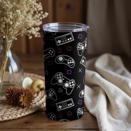 Retro Video Game Controllers Patterned Product