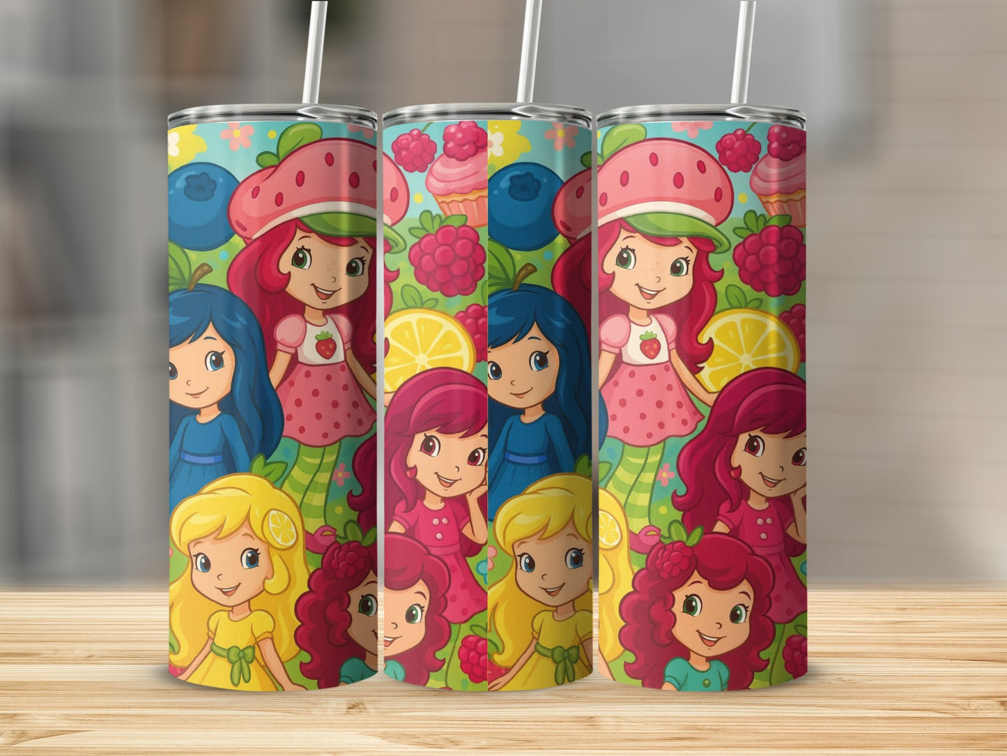 Colorful Cartoon Character Design Tumbler Cup