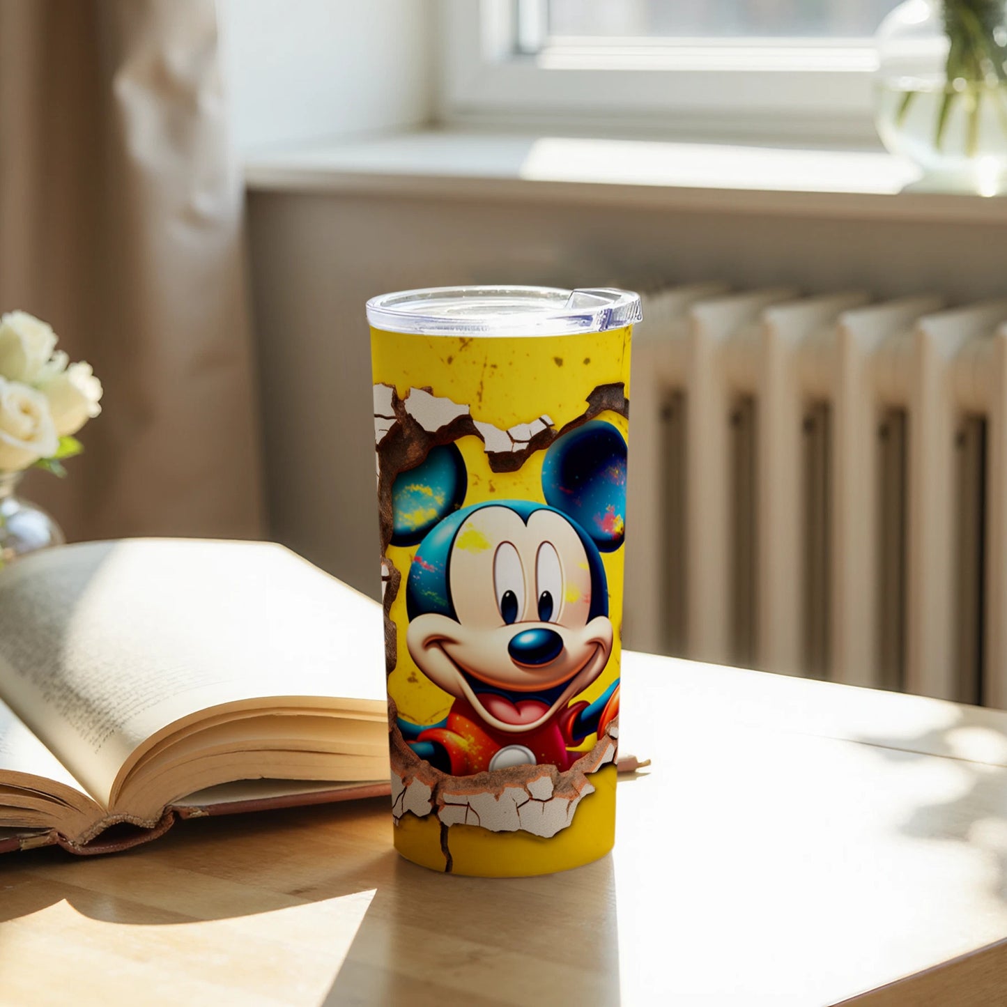 Vibrant Mickey Mouse Theme Colorful Tumbler for Kids