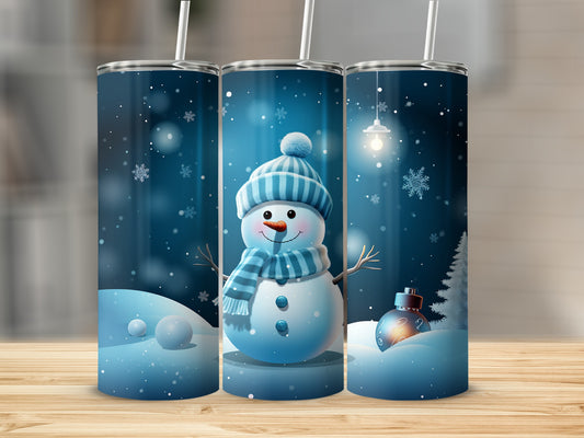 Frosty Snowman in Winter Wonderland Tumbler Product