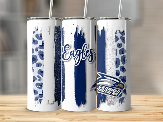 Eagles Georgia Southern University Brush Strokes Tumblers