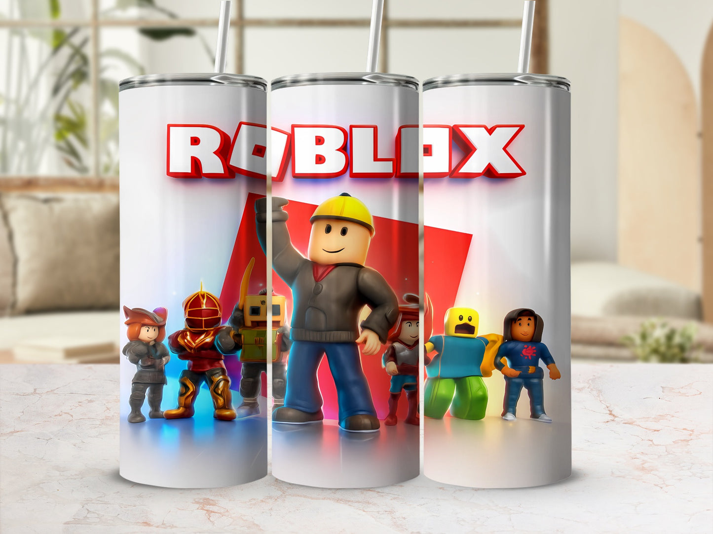 Roblox Character Design Tumbler for Gamers Cup