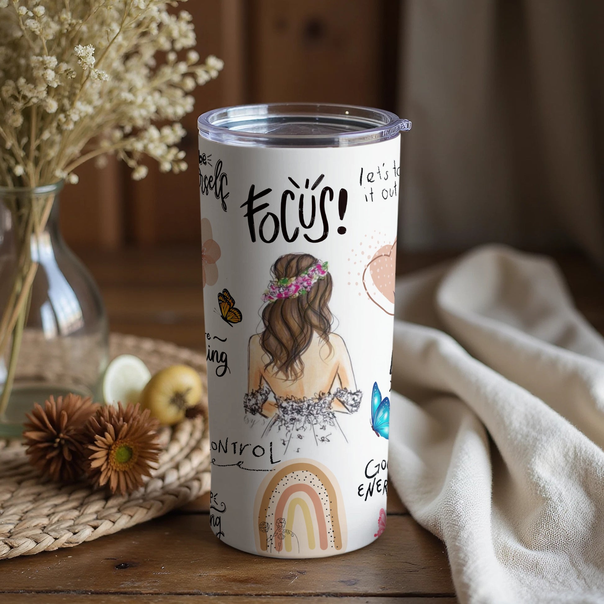 Focus Artistic Design Tumbler