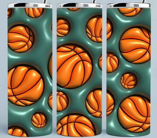 Basketballs tumbler