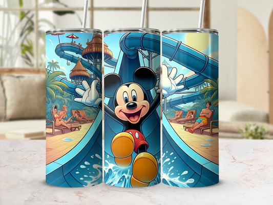 Waterpark Adventure Character Design Tumbler Cup