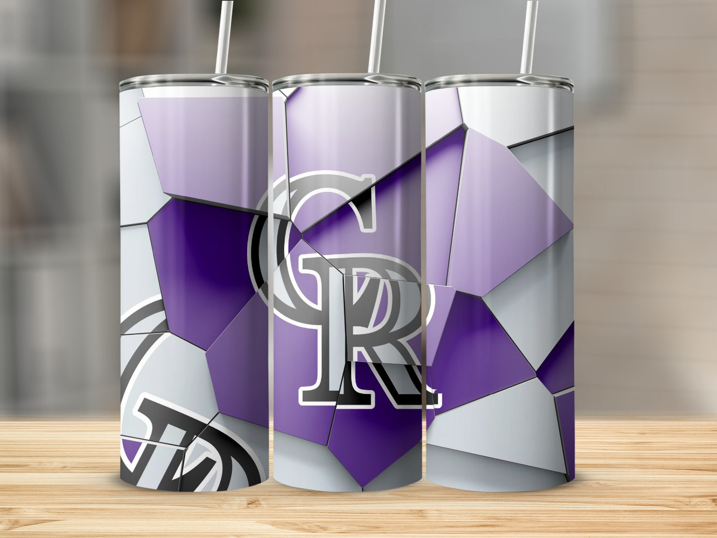 Colorado Rockies Abstract Logo Design Cool Tumblers