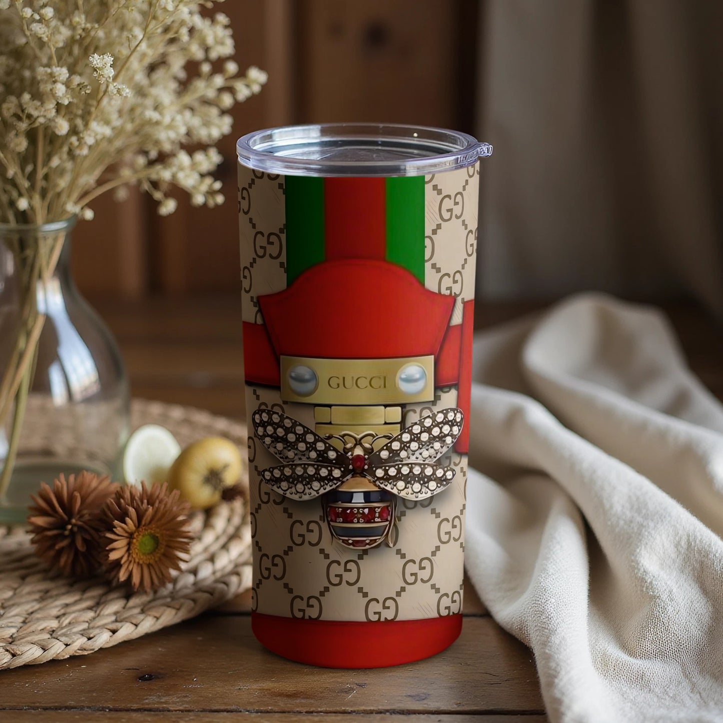 Designer Patterned Robot Decorated Tumbler Product