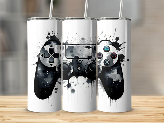 Unique Custom Gaming Controller Design Tumbler Cups