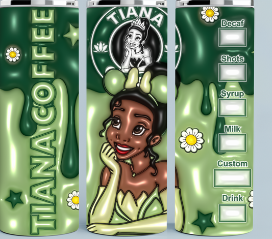 Tiana Starbucks Coffee tumbler