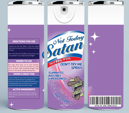 Purple Not Today Satan