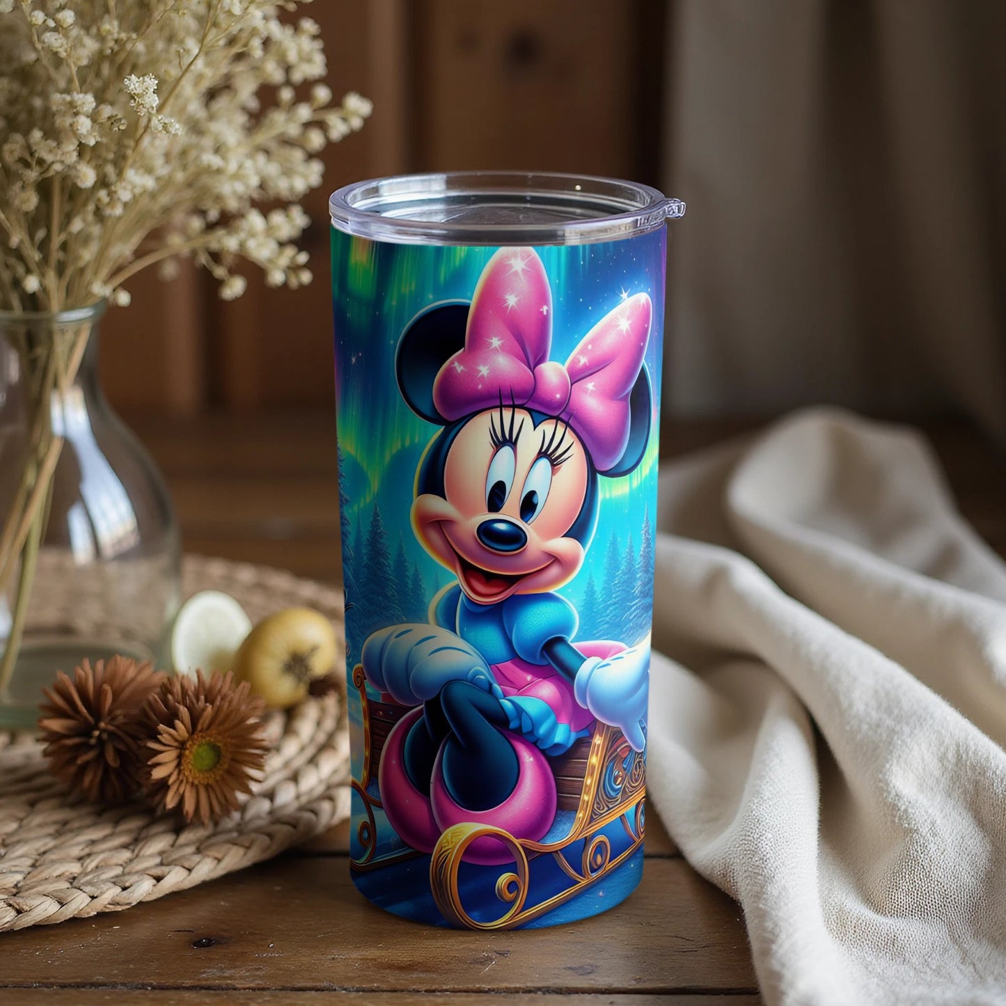 Vibrant Minnie Mouse Tumbler for a Splash of Fun