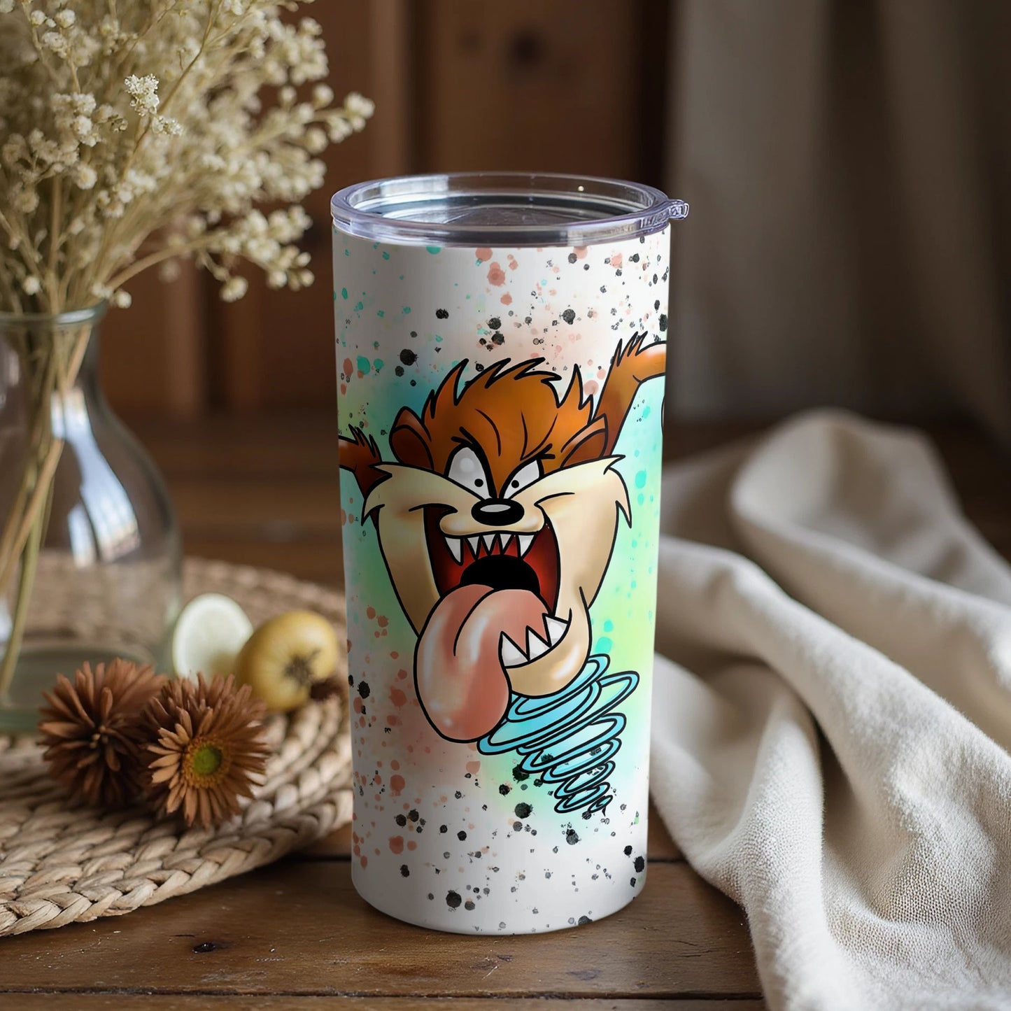 Whimsical Cartoon Character Tumbler for Beverage Fans