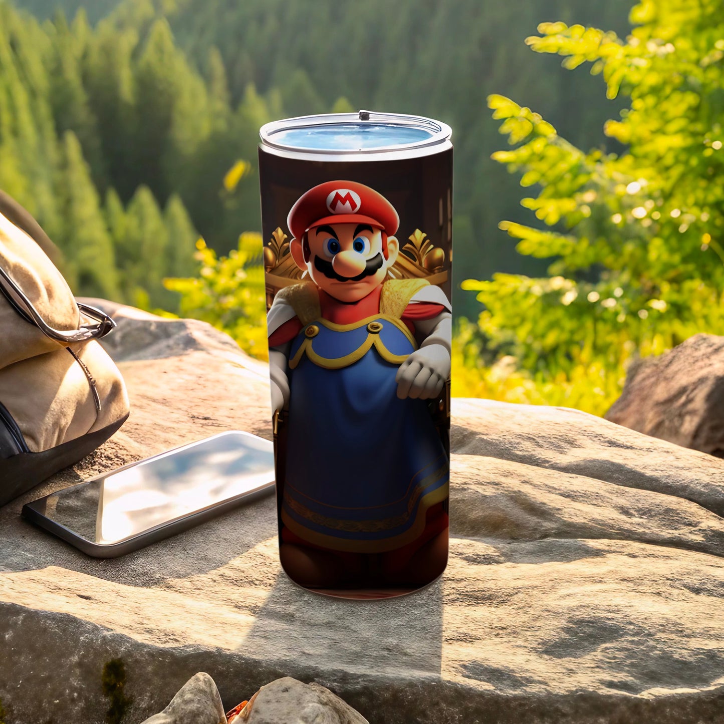 Super Mario Travel Mug with Secure Lid Drinkware