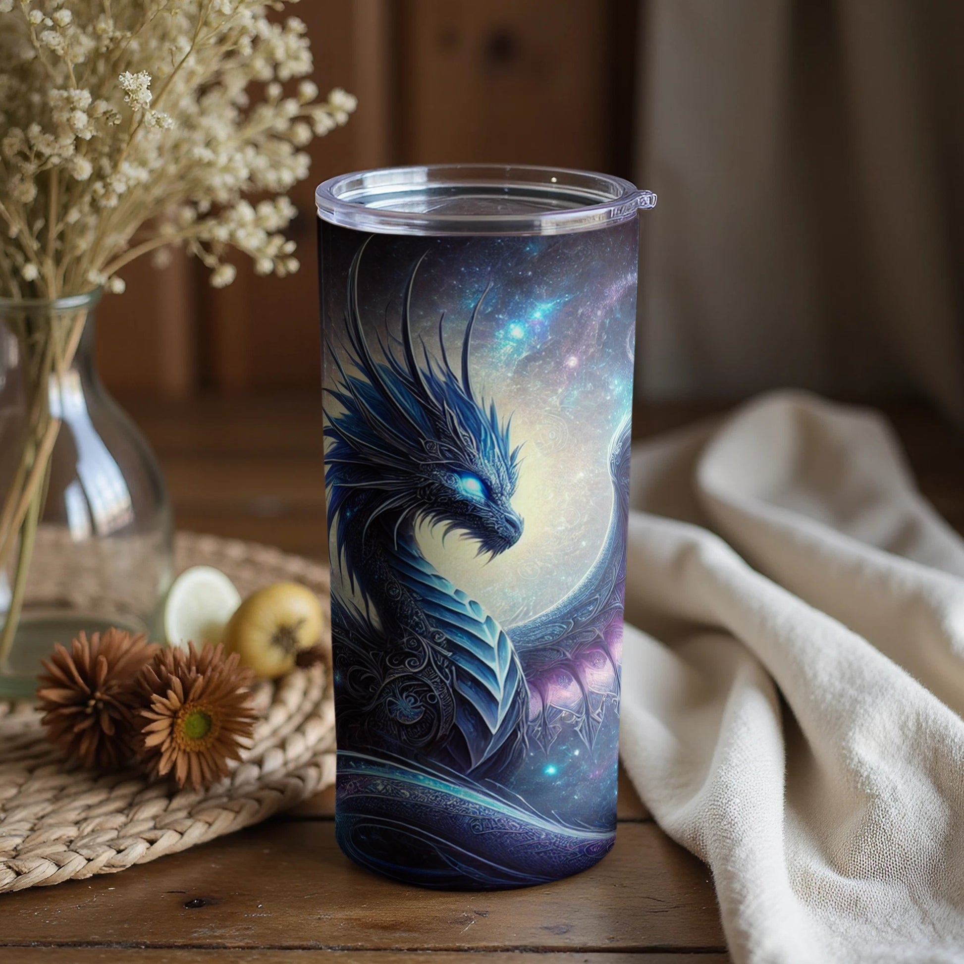Majestic Dragon Art Insulated Tumbler Travel Cup