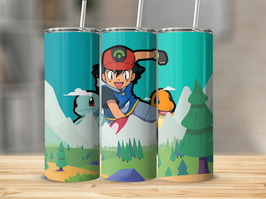 Adventure Cartoon Character Design Tumbler Cup