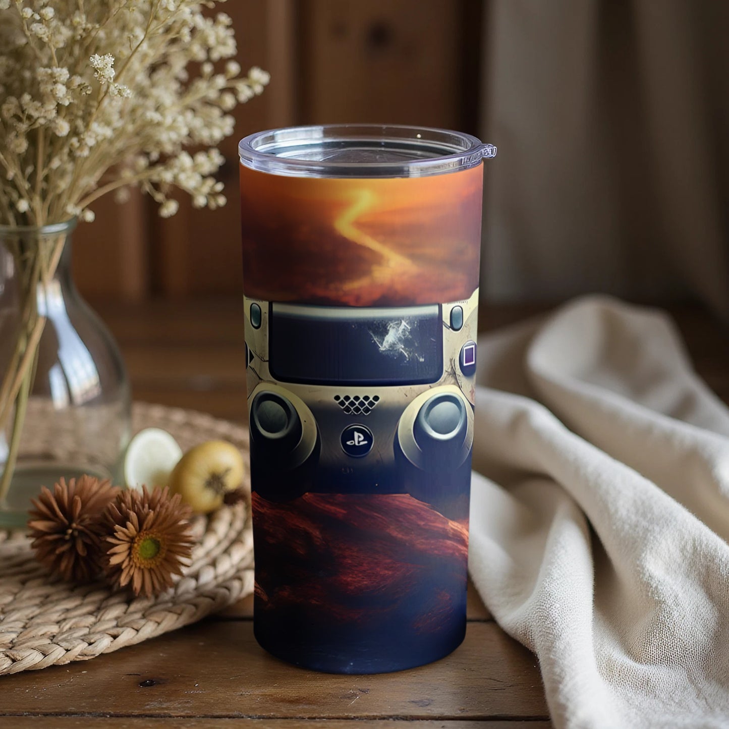 Scenic Gaming Controller Travel Tumbler
