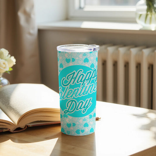 Happy Valentine's Day Insulated Tumbler Cup
