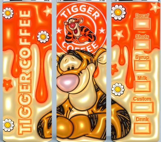 3D Tigger Starbucks Coffee tumbler