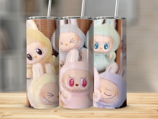 Cute Bunny Character Design Stainless Steel Tumbler