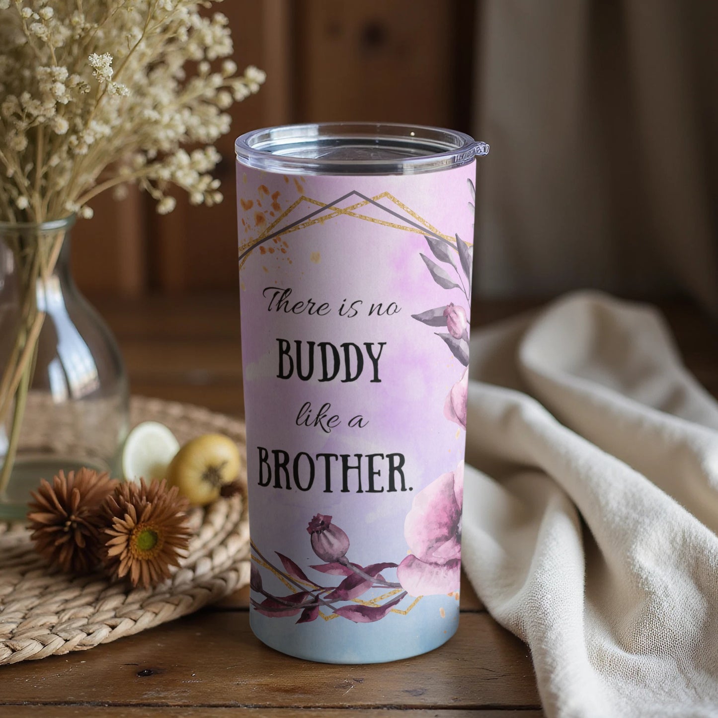 There Is No Buddy Like a Brother Travel Mug
