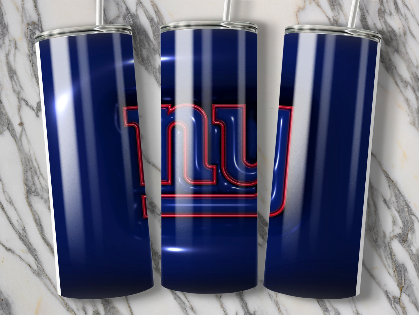 NY Giants Logo Design in Bold Colors Tumblers