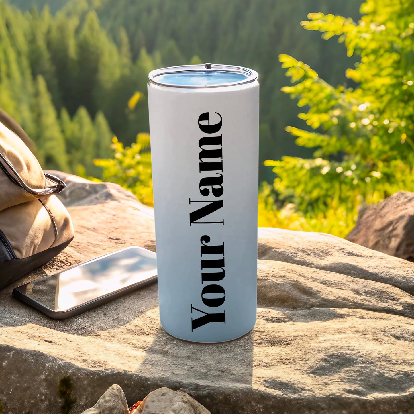 Personalized Your Name Travel Mug for Outdoor Use