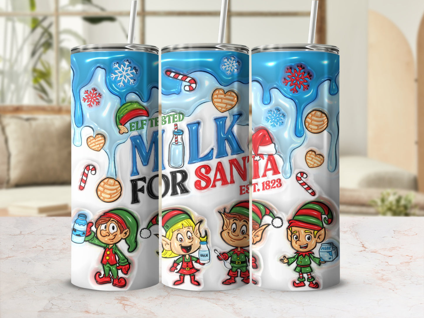 Elf Tested Milk For Santa EST. 1823 tumbler product