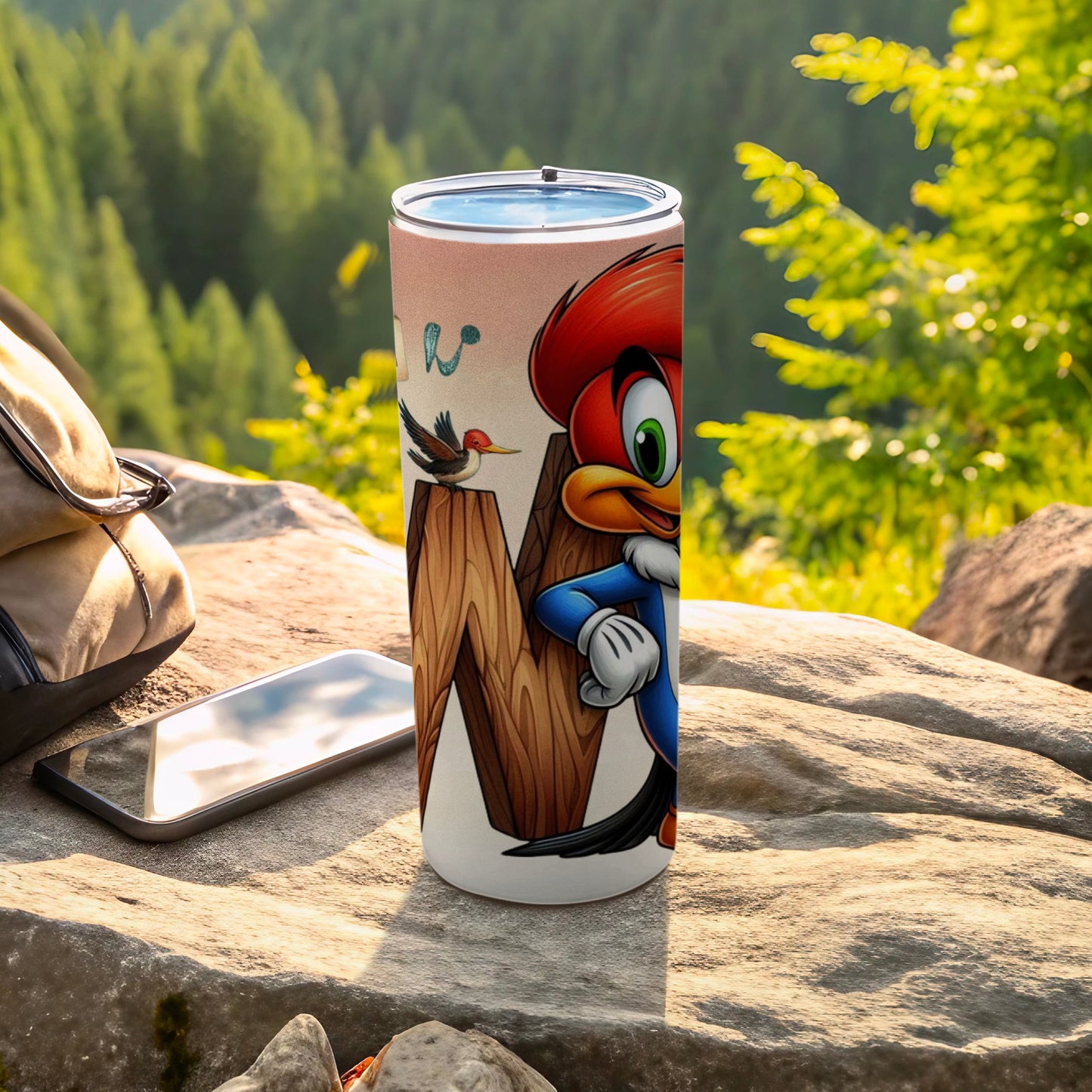 Vibrant Cartoon Characters Durable Travel Tumbler Cup