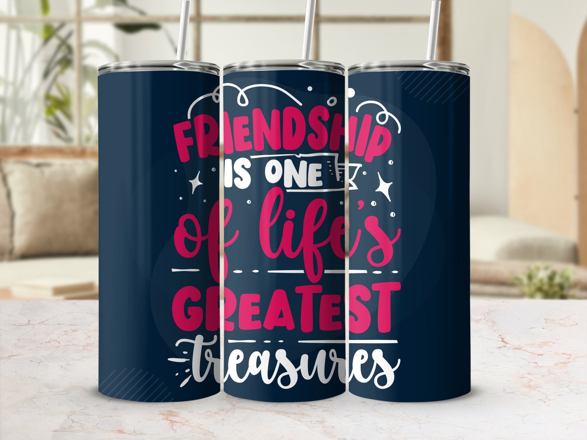 Friendship Is One Of Life's Greatest Treasures Tumbler