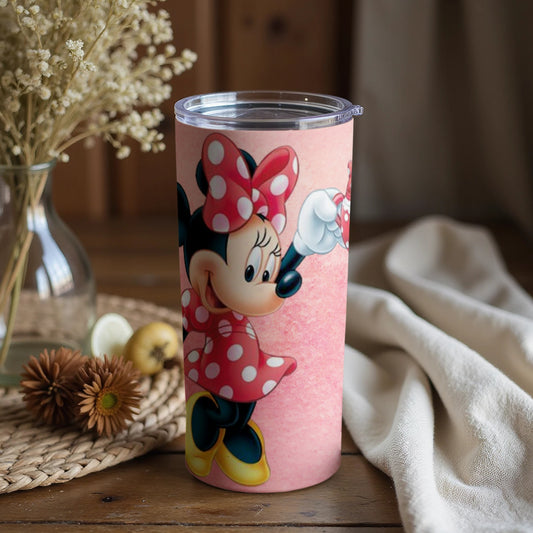 Cute Minnie Mouse Design Tumbler for Kids and Adults