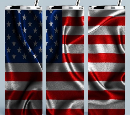 United States Flag Tumbler