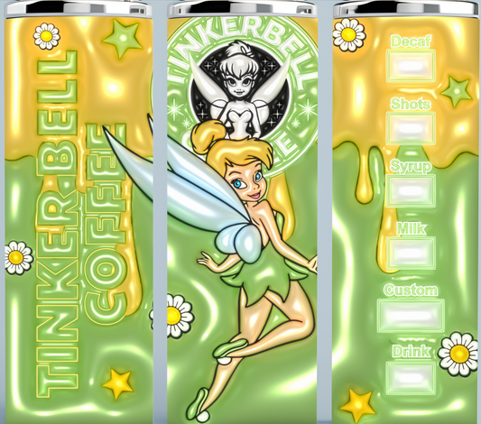 3D Tinkerbell Starbucks Coffee tumbler