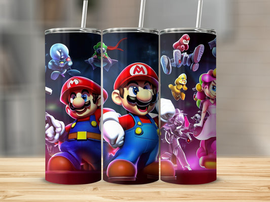 Colorful Mario Game Characters Tumbler Cup Product