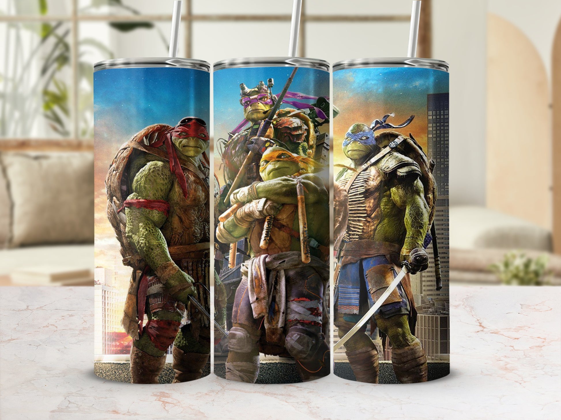 Ninja Turtles Custom Printed Tumbler product