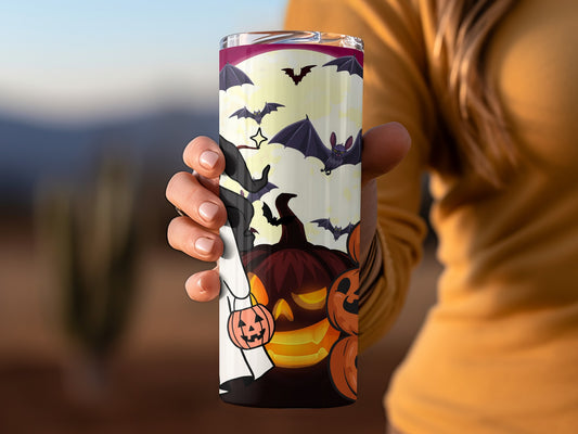 Halloween Spooky Night Theme Insulated Tumbler product
