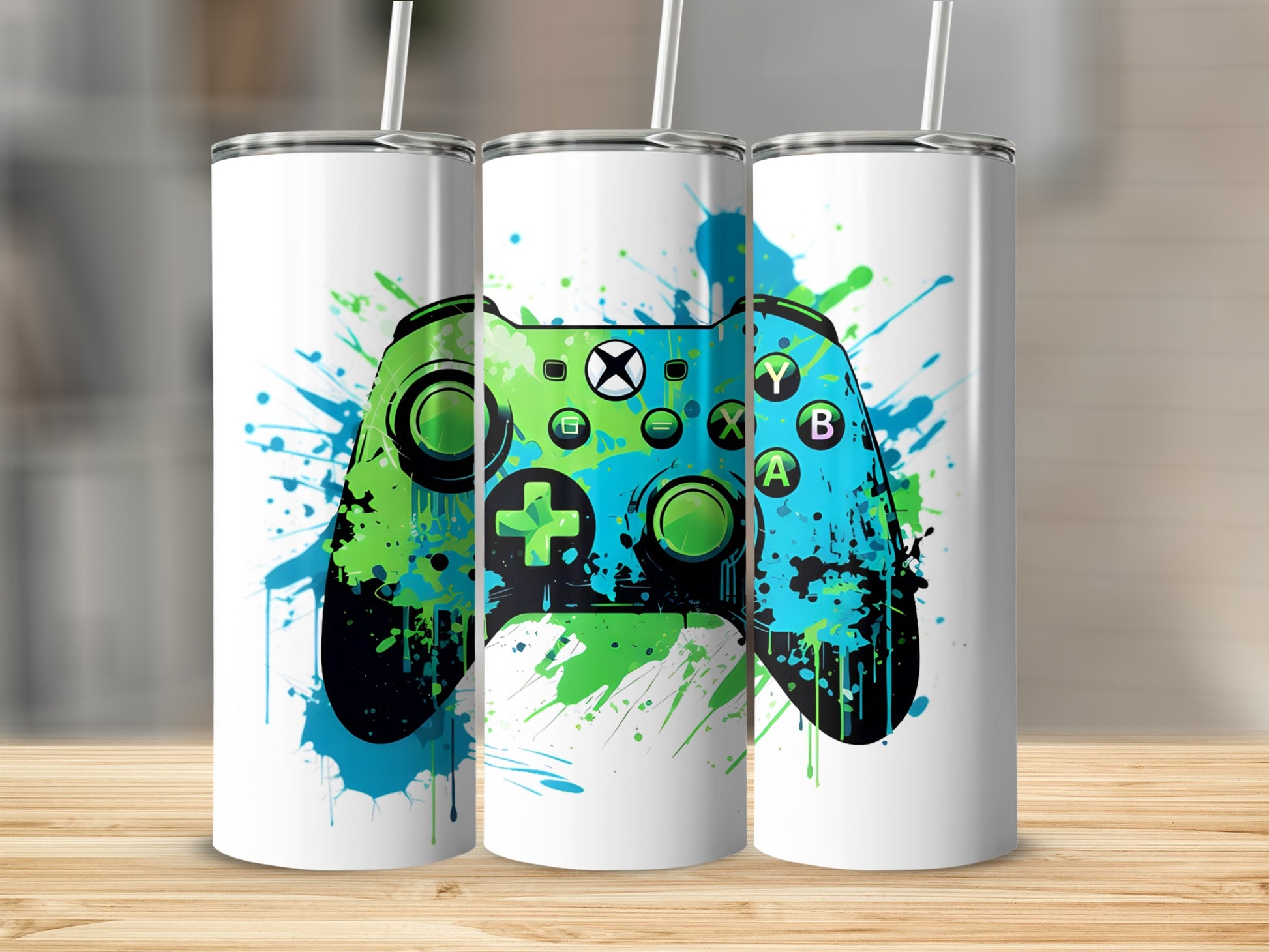 Colorful Gaming Controller Design Travel Cup