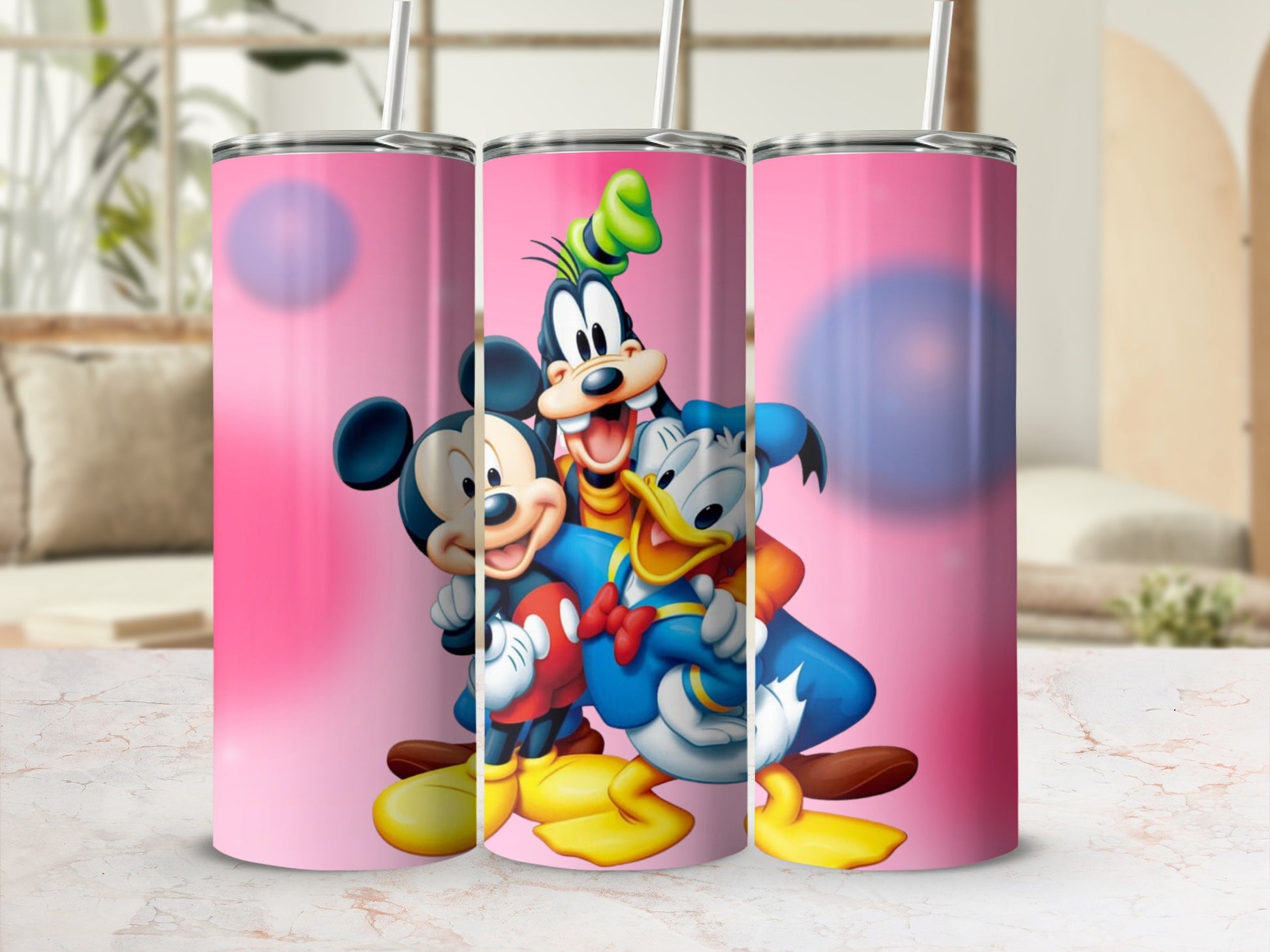 Cute Animated Characters Tumbler for Kids