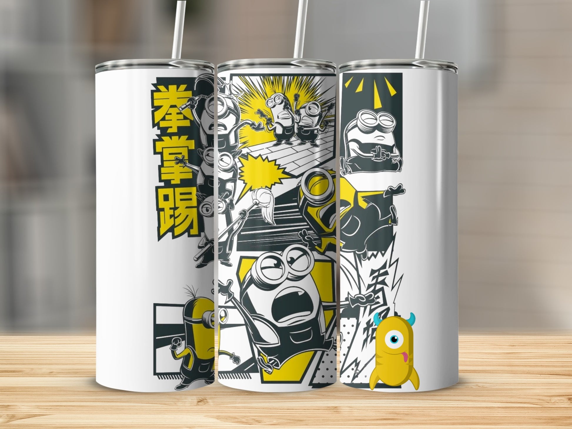 Cartoon Characters Comic Style Tumbler Product