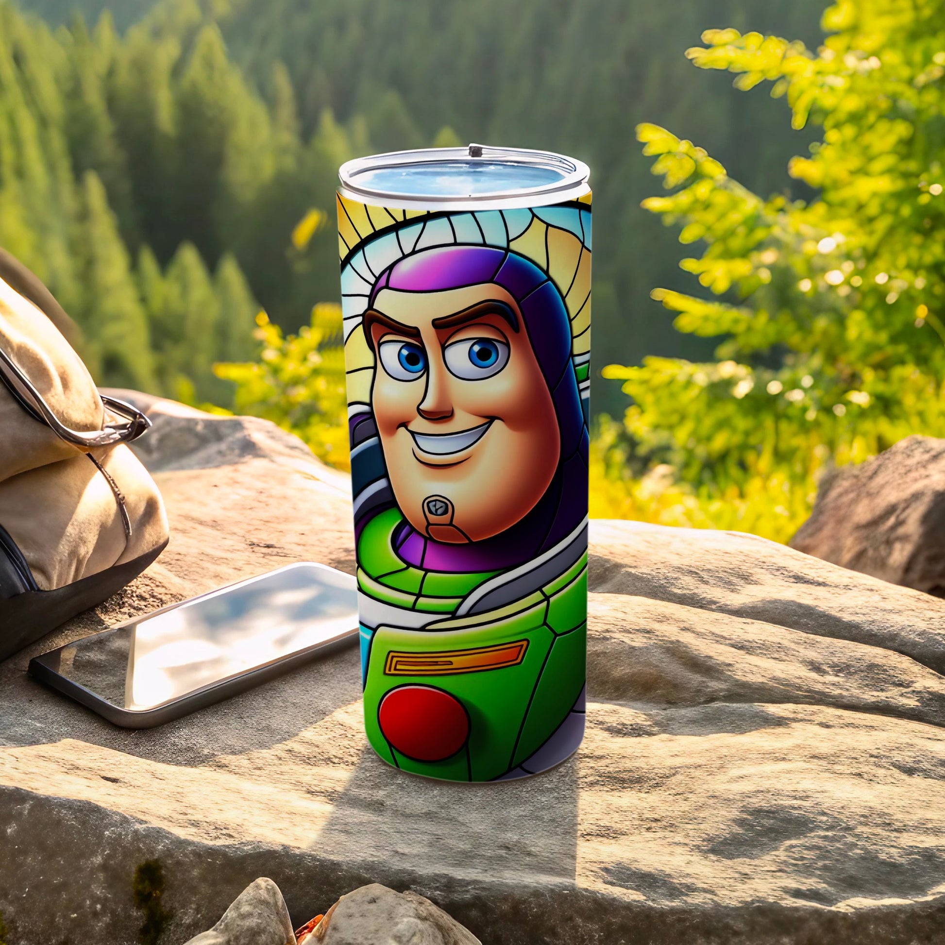 Buzz Lightyear Inspired Colorful Travel Mug Product
