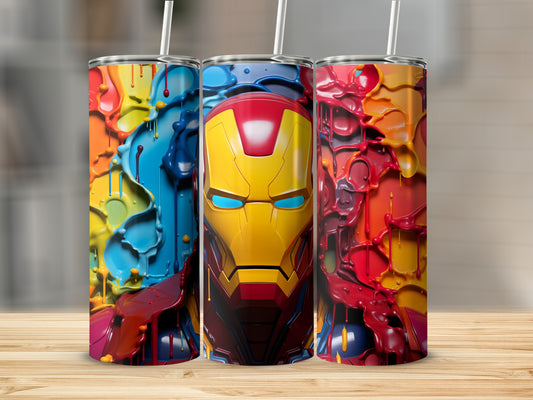 Colorful Superhero Theme Tumblers for Drink Lovers