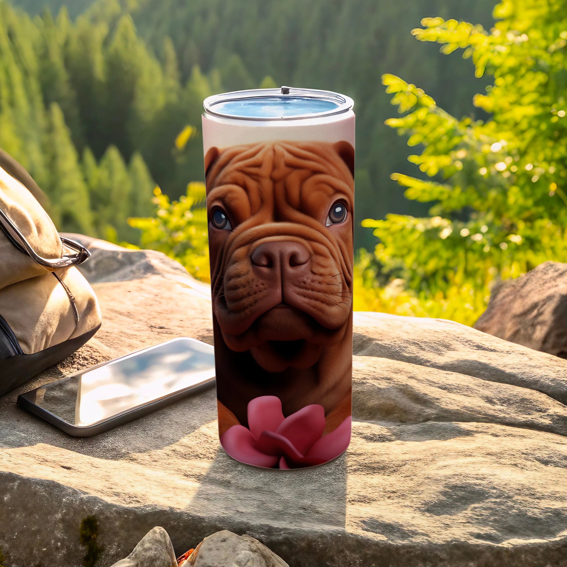 Cute Wrinkled Dog Face Pink Flower Travel Tumbler product type

dog tumbler
cute dog mug
Shar Pei design
wrinkled dog
pet lover gift
animal print
dog face art
travel mug
insulated tumbler
beverage holder
pink flower dog
unique tumbler
puppy face mug
doggie drinkware
brown dog art
outdoors tumbler
nature theme
adventure dog
Shar Pei gift
dog breed mug