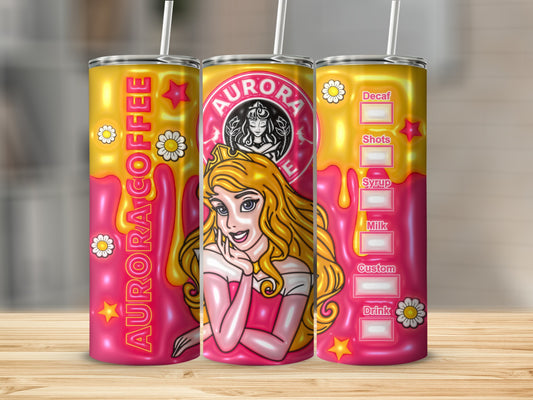 Aurora Coffee Customizable Drink Tumbler Cup