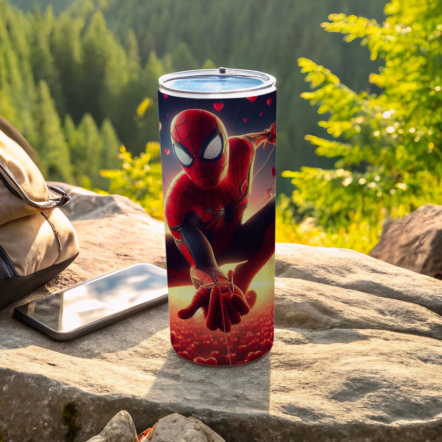 Spider Hero Design Travel Tumbler 20oz Stainless Steel